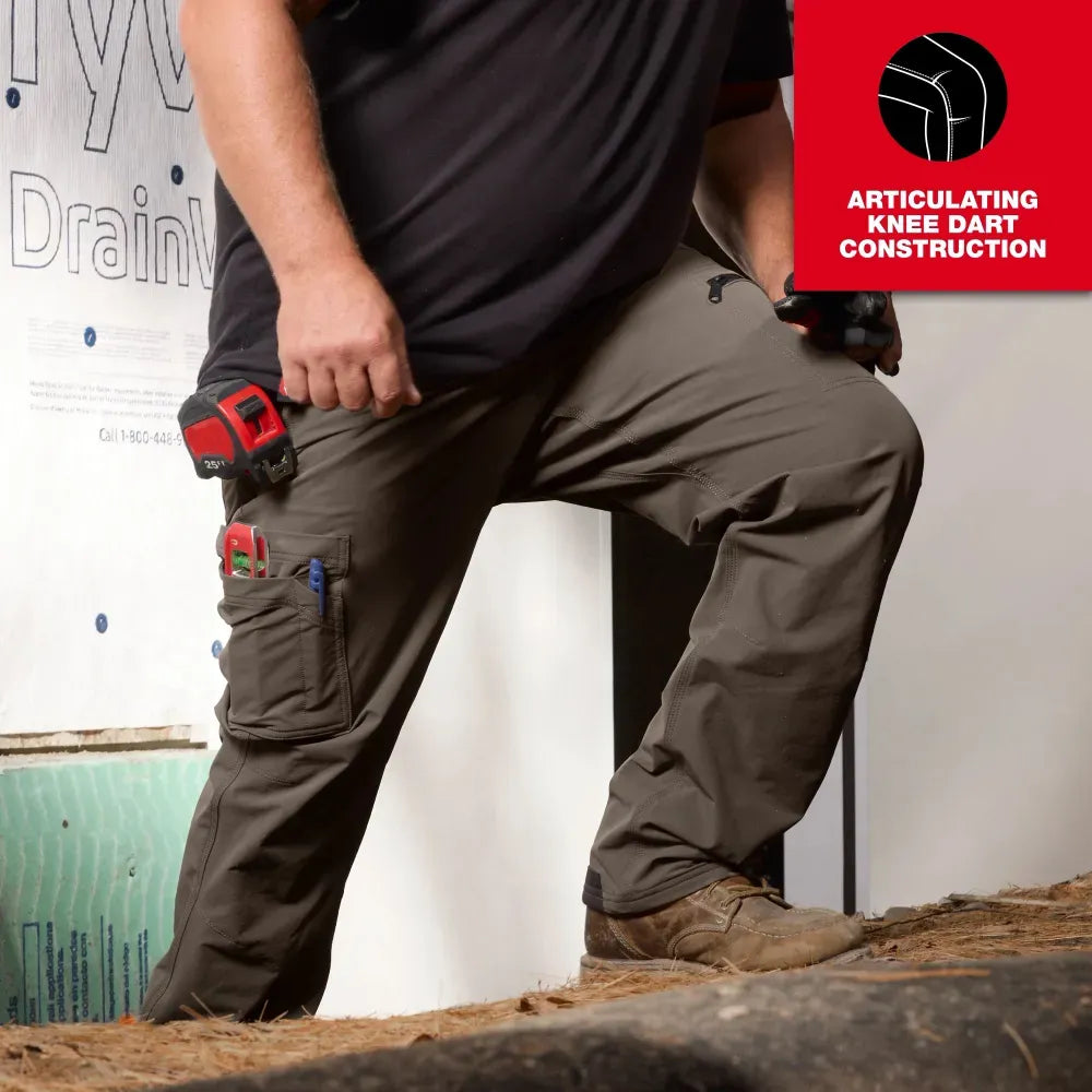 Men's 8-PACK FREEFLEX Tech Work Pants with 7 Pockets