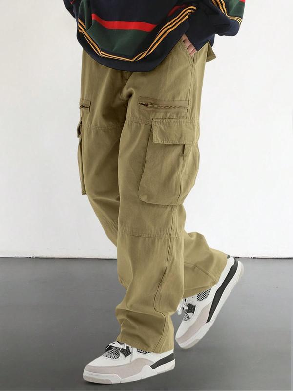 💥Fall New Arrival✈️Loose Fit Men's Flap Pocket Side Cargo Pants
